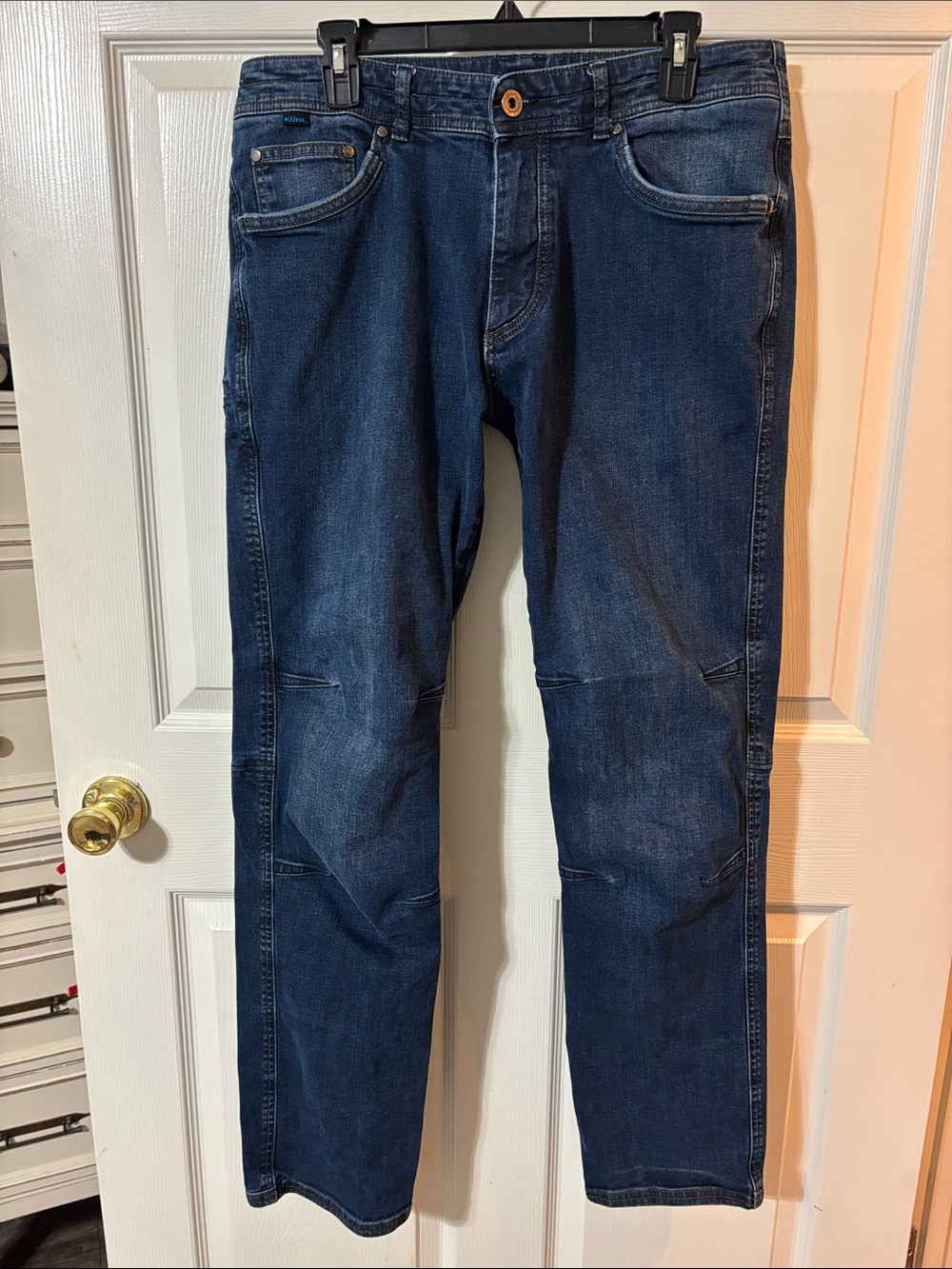 Kuhl Men's Straight Jeans in Dark Blue Denim